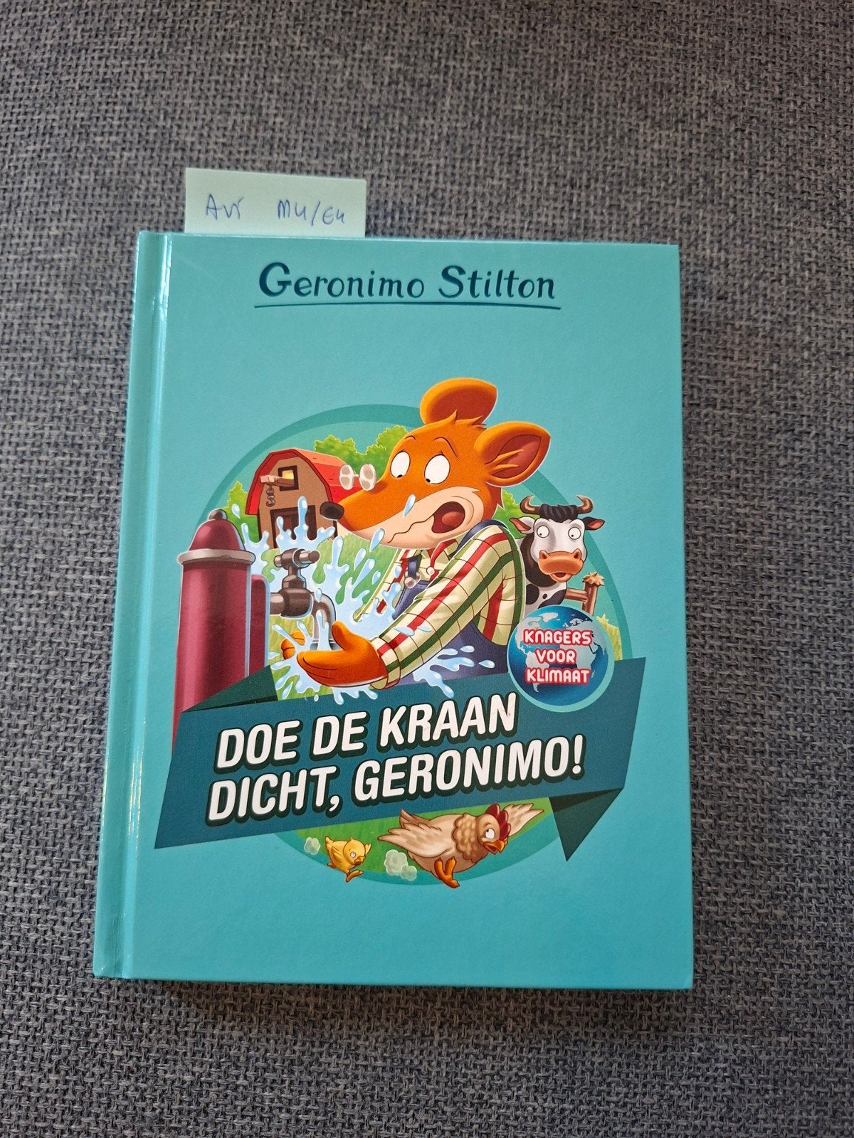 Geronimo Stilton: Doe de kraan dicht, Geronimo! AVI M4-E4, Boeken, Ophalen of Verzenden, Zo goed als nieuw, Geronimo Stilton, Fictie algemeen