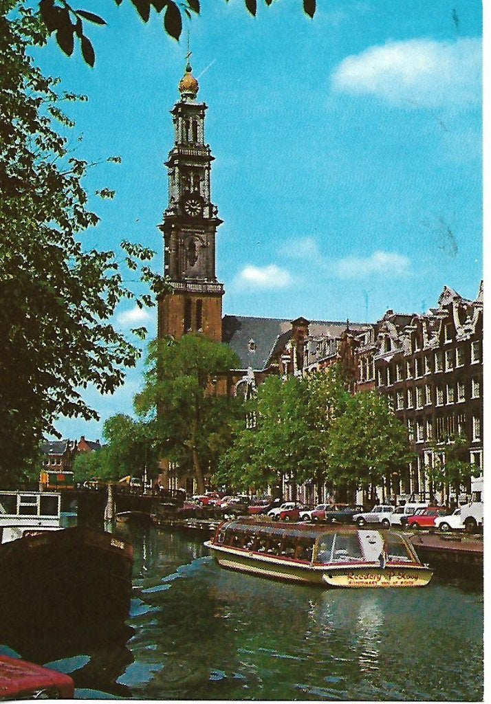 Amsterdam- -Westertoren., Verzenden, 1960 tot 1980, Gelopen, Noord-Holland