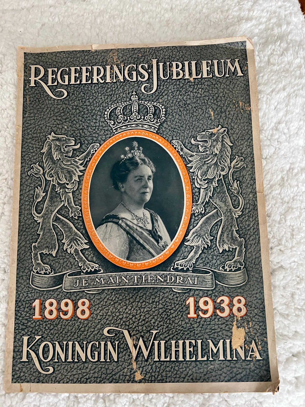 Regeeringsjubileum Koningin Wilhelmina 1898-1938, Ophalen of Verzenden, Gelezen, Overige