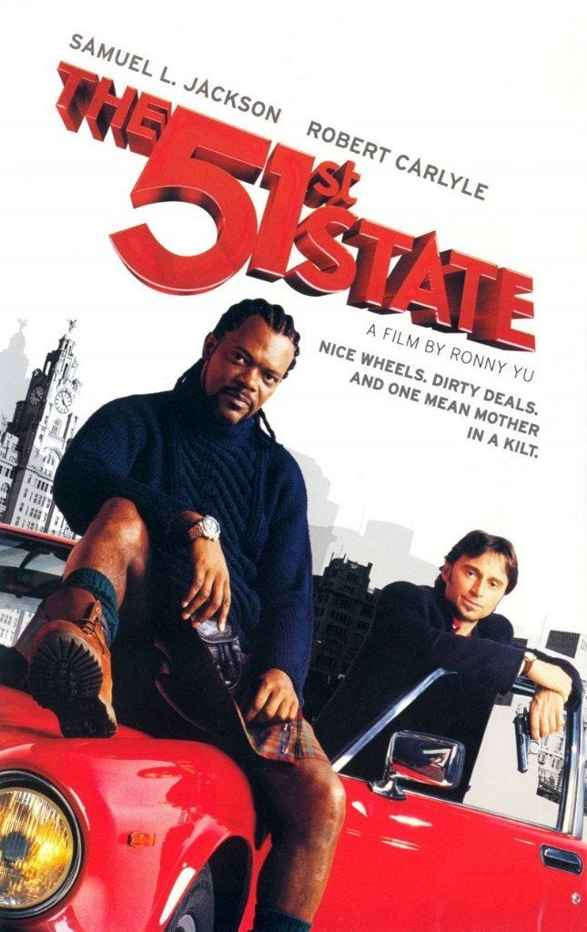 DVD - The 51st state (2001), Vanaf 12 jaar, Ophalen of Verzenden, Zo goed als nieuw, Actiekomedie