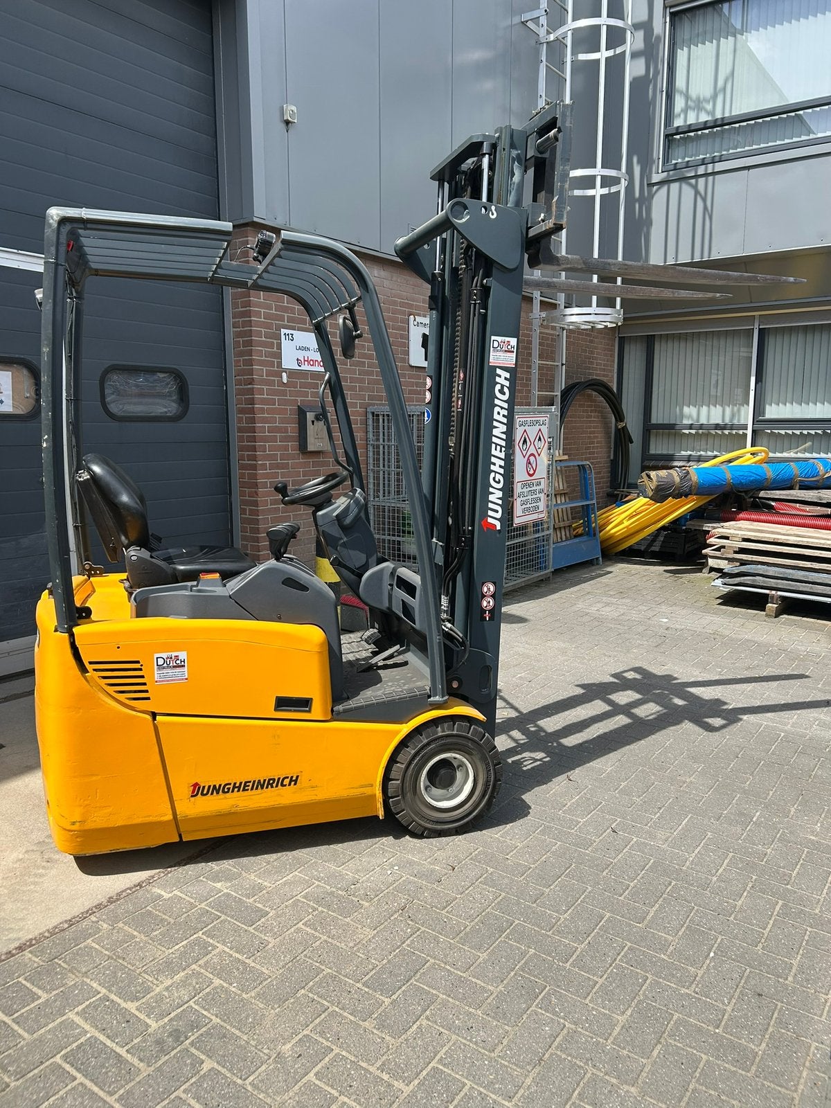 Jungheinrich-EFG113, 1000 tot 2000 kg, Ophalen of Verzenden, Elektrisch, Heftruck