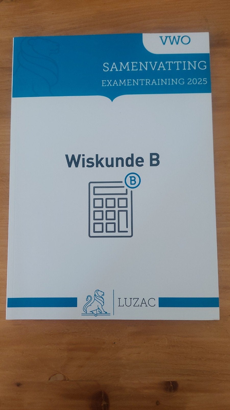 Luzac Samenvatting Examentraining 2025 Wiskunde B VWO, Boeken, Schoolboeken, Ophalen of Verzenden, Zo goed als nieuw, VWO