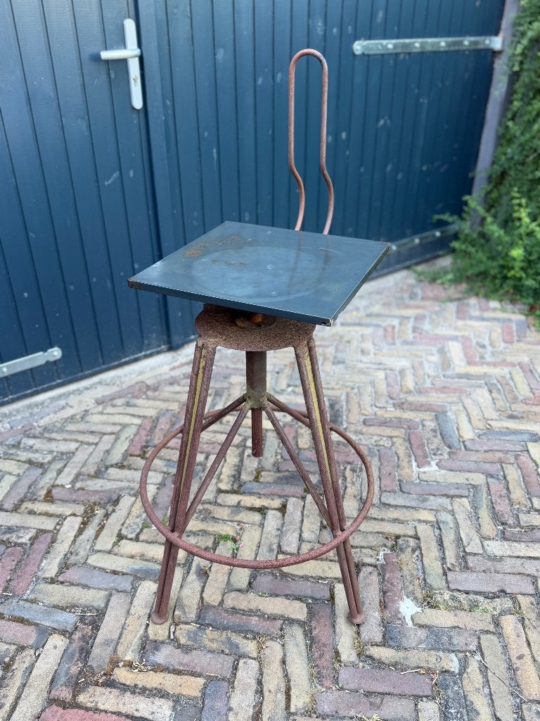 Plantenstandaard vintage, Ophalen, Gebruikt, Minder dan 60 cm, Rond