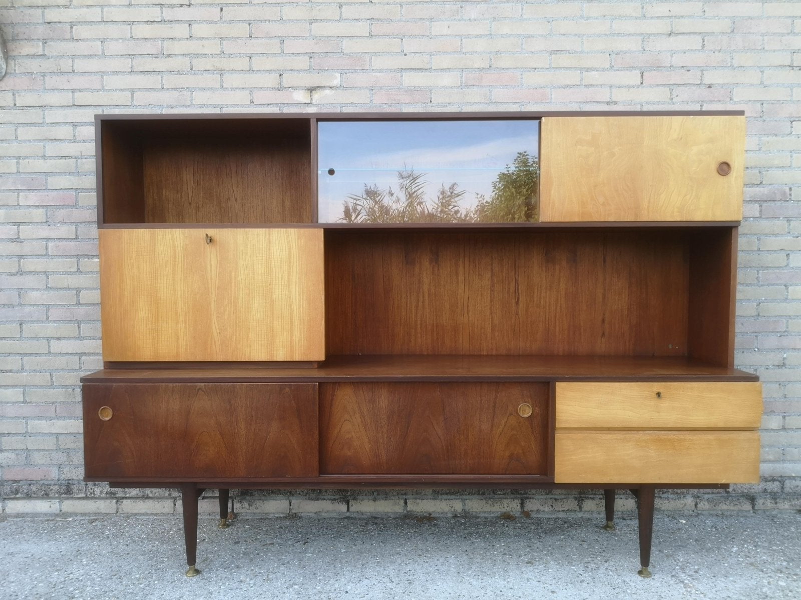 Vintage Friso Kramer buffetkast, Ophalen, Gebruikt, Eikenhout, Vintage