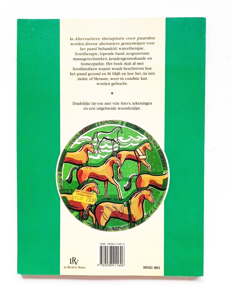 Vanessa Britton - Alternatieve therapieën voor paarden -1998, Achtergrond en Informatie, Ophalen of Verzenden, Zo goed als nieuw