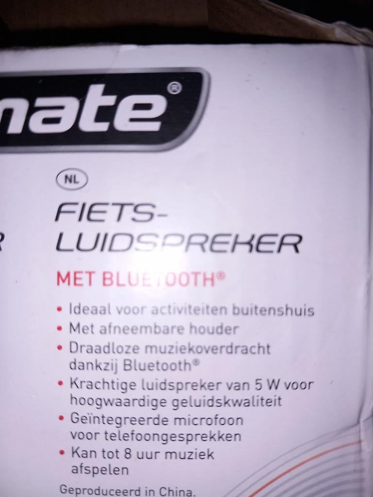 Leuke  fiets speaker met bluetooth, Fietsen en Brommers, Ophalen of Verzenden, Nieuw