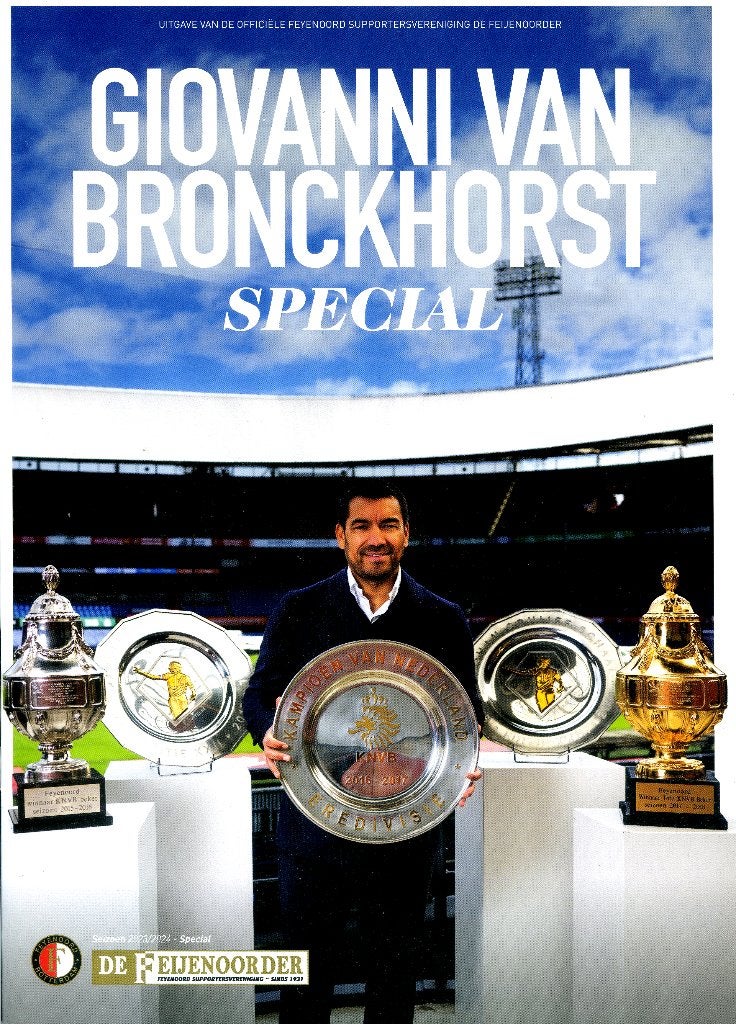 Giovanni van Bronckhorst Special, Verzamelen, Ophalen of Verzenden, Nieuw, Feyenoord, Boek of Tijdschrift