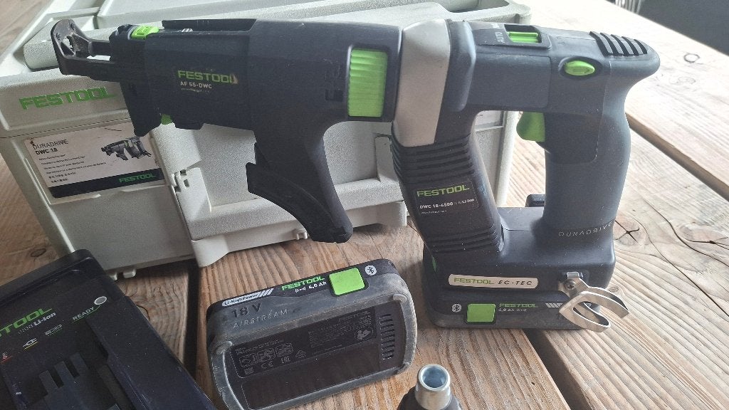Foto 2 van Festool DWC18-4500 Accu schroefautomaat bandschroefmachine