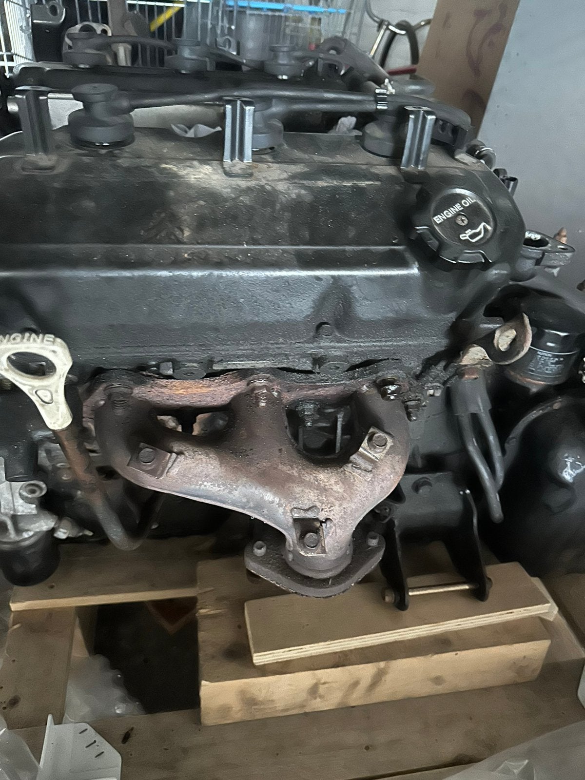 Mitsubishi motorblok 3.5 V6 211 PK (6G74) 2002, Ophalen, Gebruikt, Mitsubishi