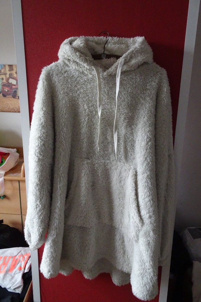 oversized fleecetrui one size, Ophalen, Gedragen, Maat 42/44 (L)