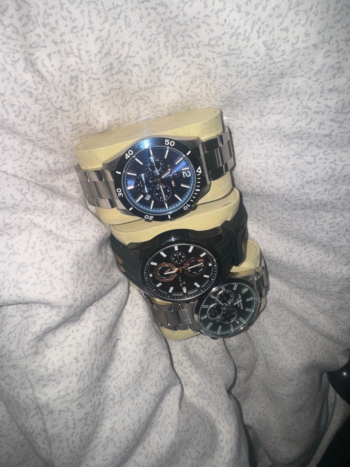 3 horloges: Sergio Tecchini, Lee Cooper London, Overige, Ophalen of Verzenden, Zo goed als nieuw, Polshorloge, Overige merken