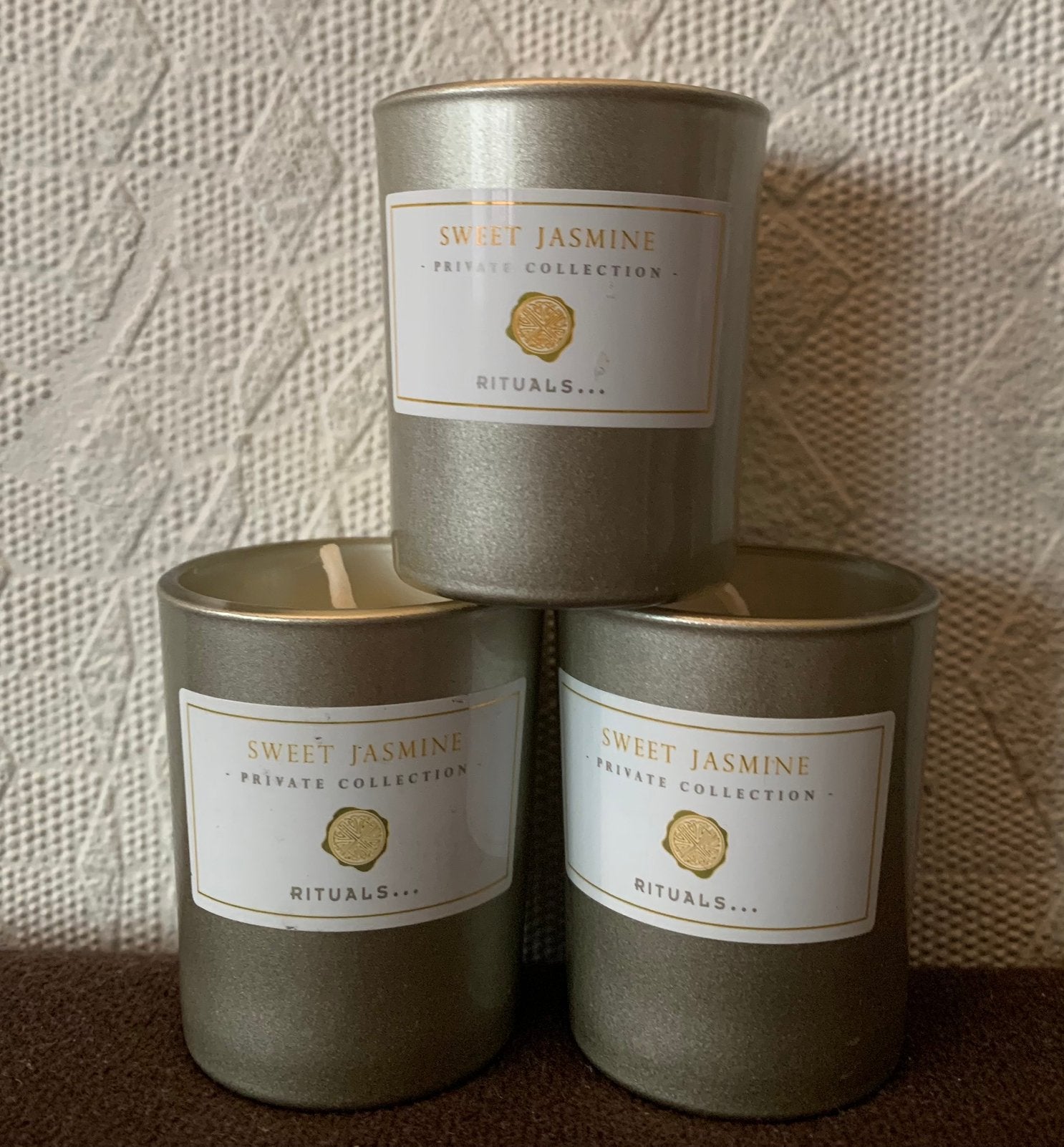 Rituals Sweet Jasmine mini kaarsjes, Huis en Inrichting, Woonaccessoires | Kandelaars en Kaarsen, Ophalen of Verzenden, Zo goed als nieuw