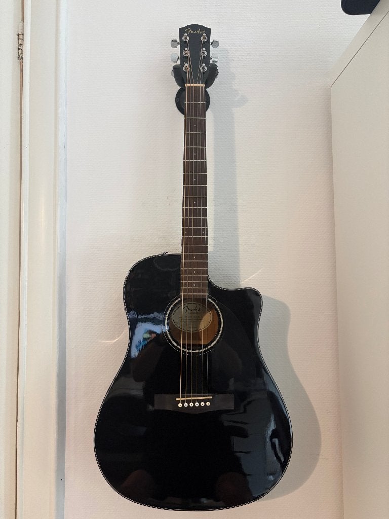 Fender CD-60CE BLK-DS-V2 Akoestische gitaar, Ophalen, Gebruikt, Western- of Steelstringgitaar, Met (piezo-)element