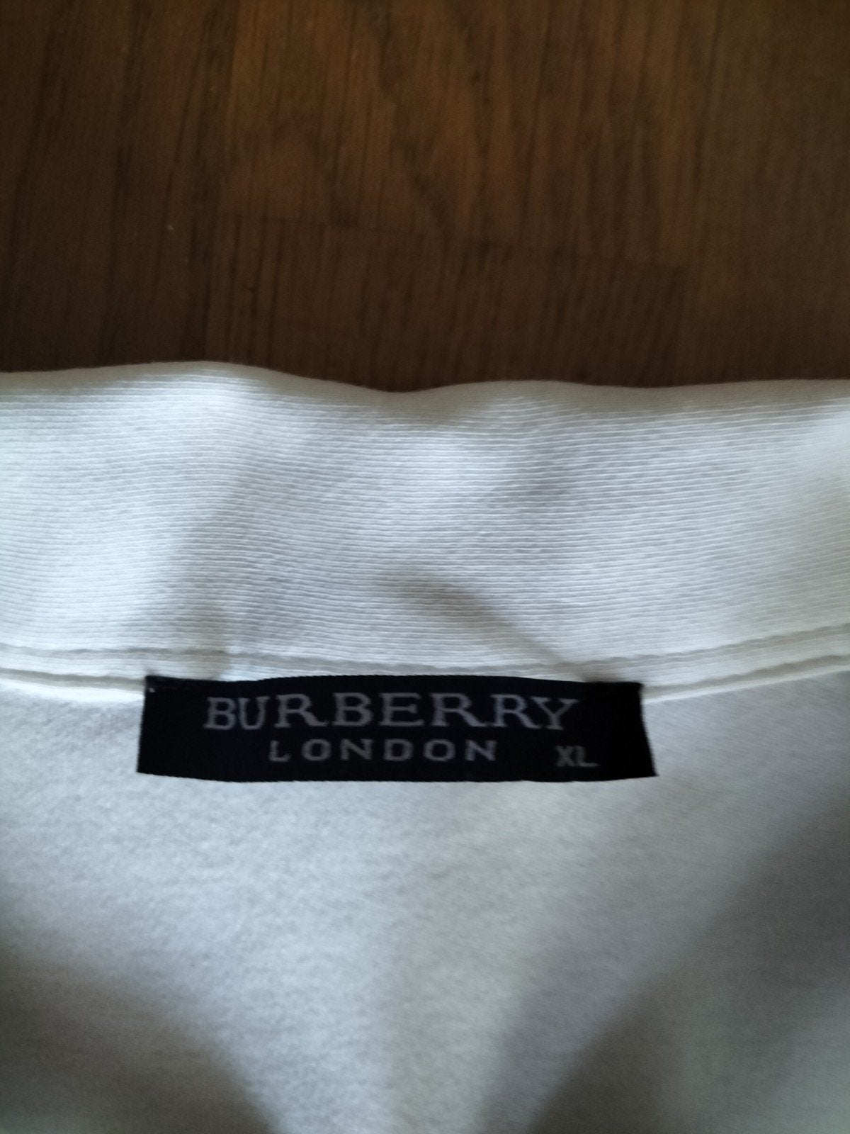 Burberry London Polo Shirt Dames XL Wit, Wit, Maat 46/48 (XL) of groter, Ophalen of Verzenden, Korte mouw