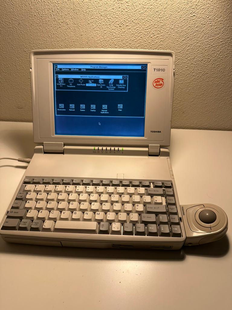 Werkende Toshiba T1910 laptop, Ophalen of Verzenden