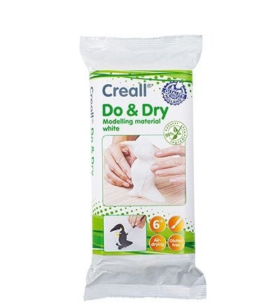 Creall Do & Dry Modelling material klei wit 1000 gram, ., Overige thema's, Overige typen, Nieuw