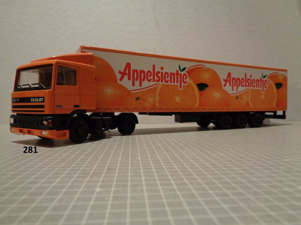 lion daf 95 appelsientje groot, Ophalen of Verzenden, Zo goed als nieuw, Bus of Vrachtwagen, Lion Toys