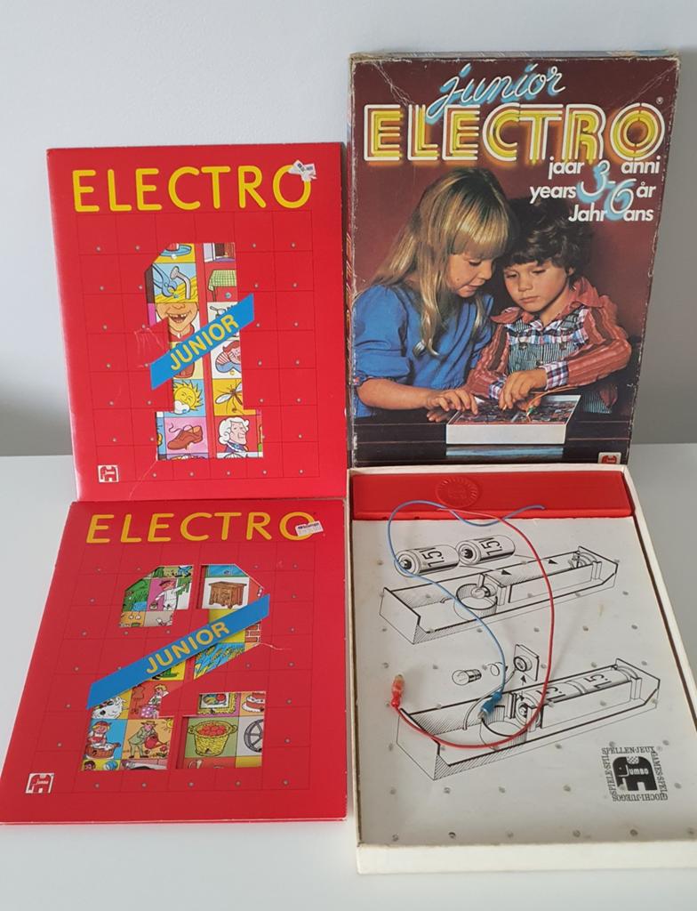 Vintage Junior Electro uit 1978 met extra kaarten, Kinderen en Baby's, Speelgoed | Educatief en Creatief, Ophalen of Verzenden