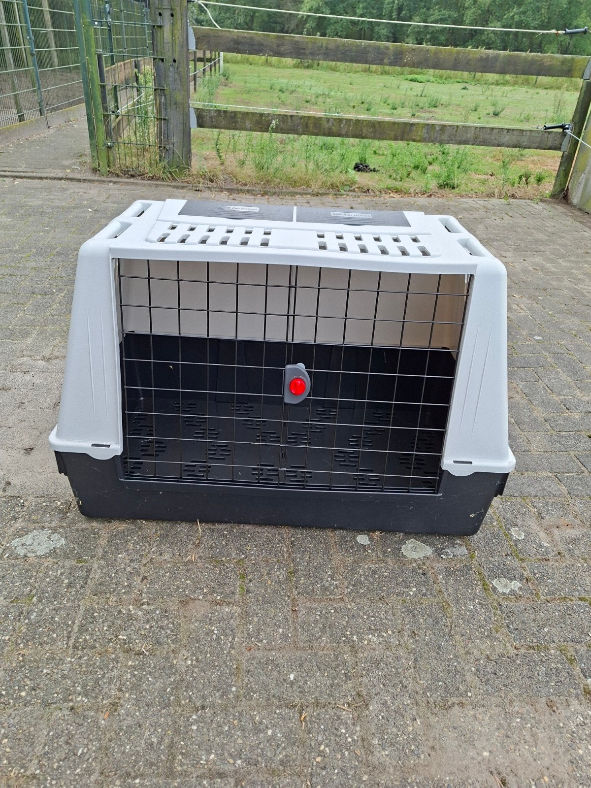 Ferplast Vervoersbox Atlas Car Grijs  Hondenautobench, Ophalen, Hondenkennel, 65 tot 100 cm, Nieuw