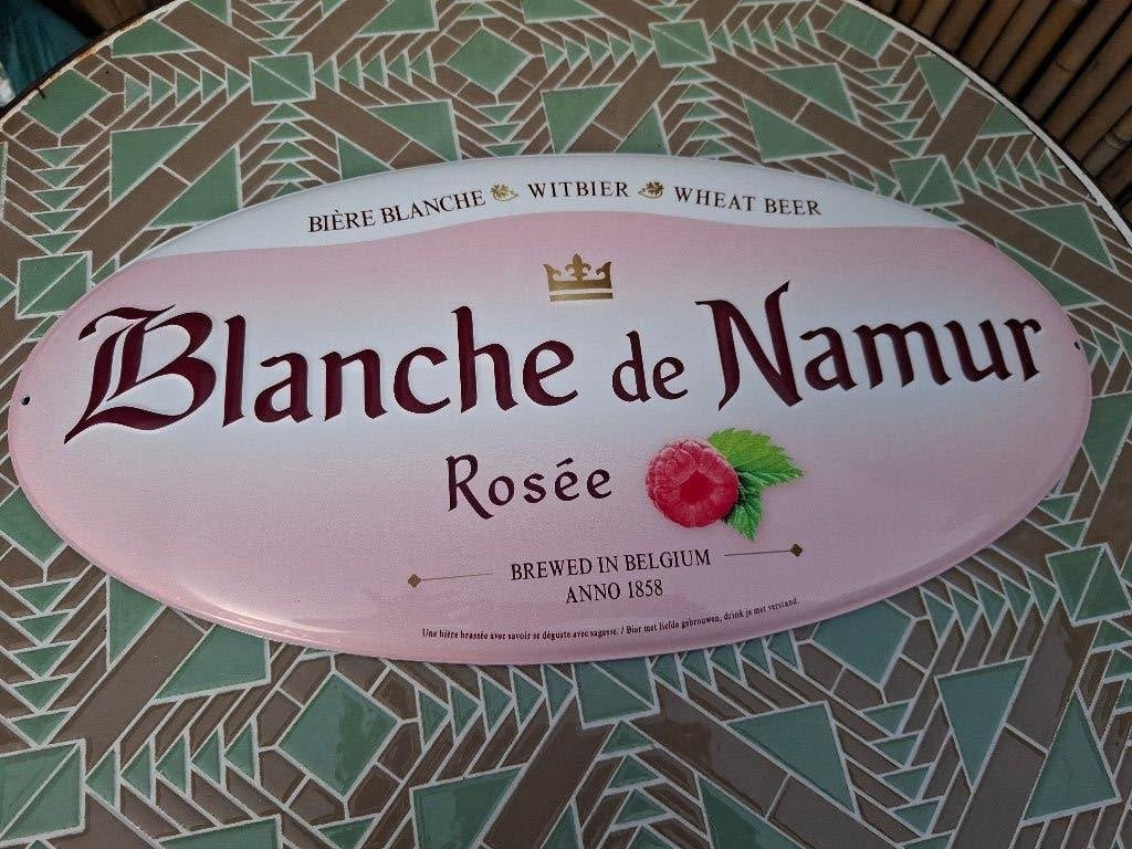 Reclamebord Blanche de Namur, Verzamelen, Ophalen of Verzenden, Nieuw, Reclamebord, Plaat of Schild, Overige merken