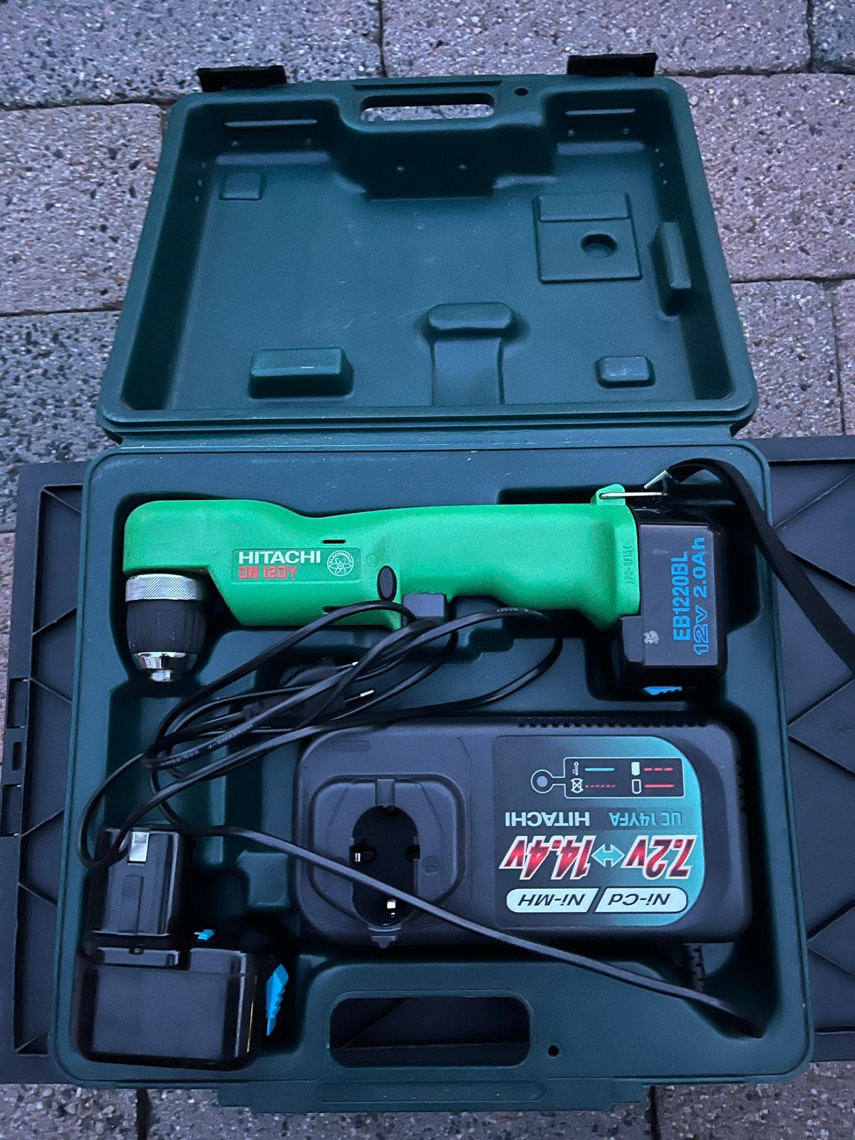 Nieuwe draadloze Hitachi DM 12DY accu boormachine, Ophalen of Verzenden, Nieuw, Minder dan 400 watt, Boormachine