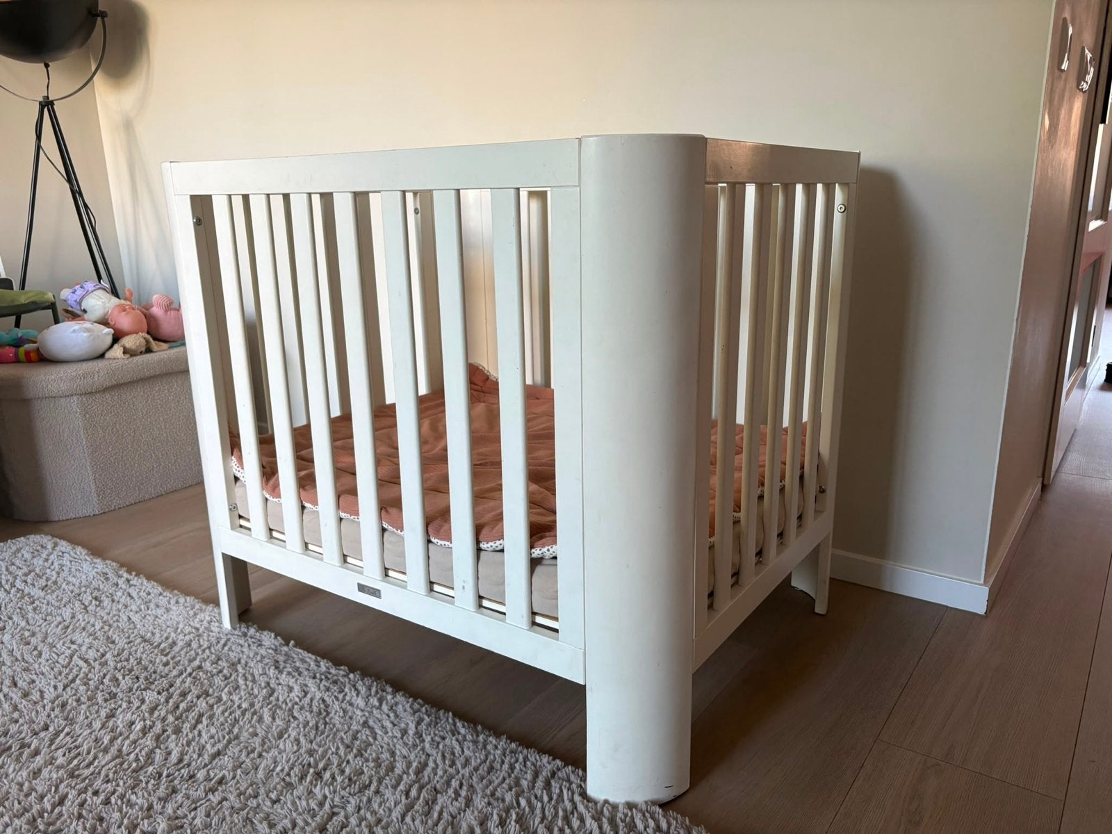TWF Box Sofie - Wit - 100x80 cm, Ophalen, Gebruikt, Minder dan 140 cm, 85 tot 100 cm