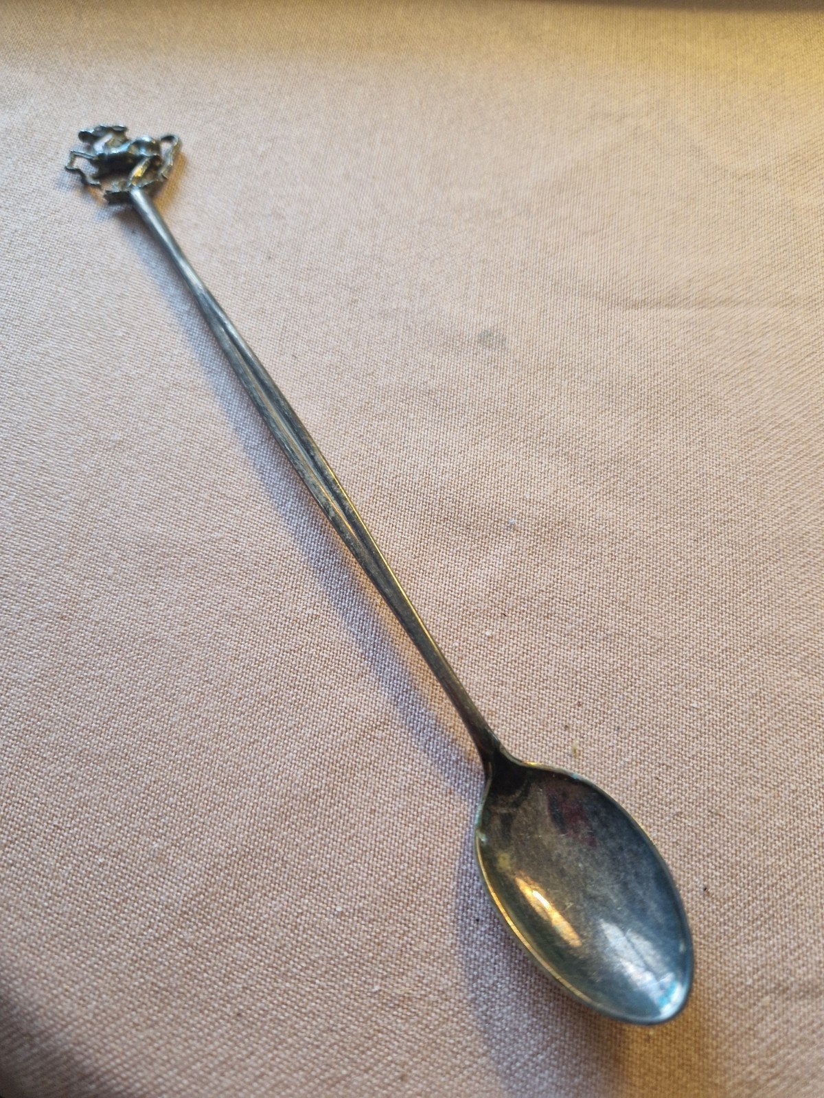 lange lepel met paardje, Antiek en Kunst, Ophalen