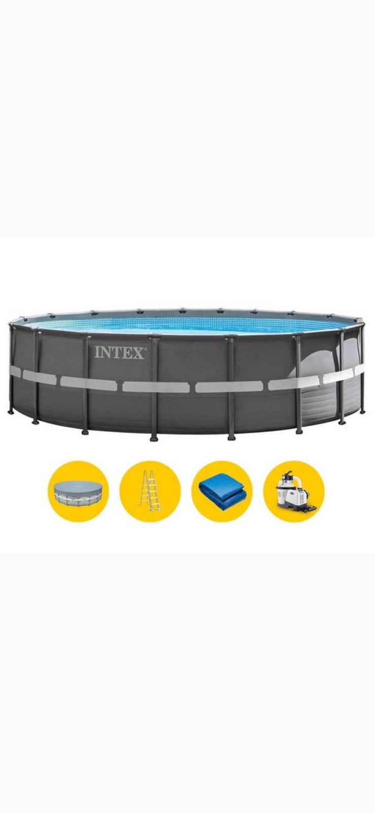 Intex XTR ultra frame 610x122 met zandfilterpomp NIEUW!!, Tuin en Terras, Zwembad-toebehoren, Ophalen, Nieuw