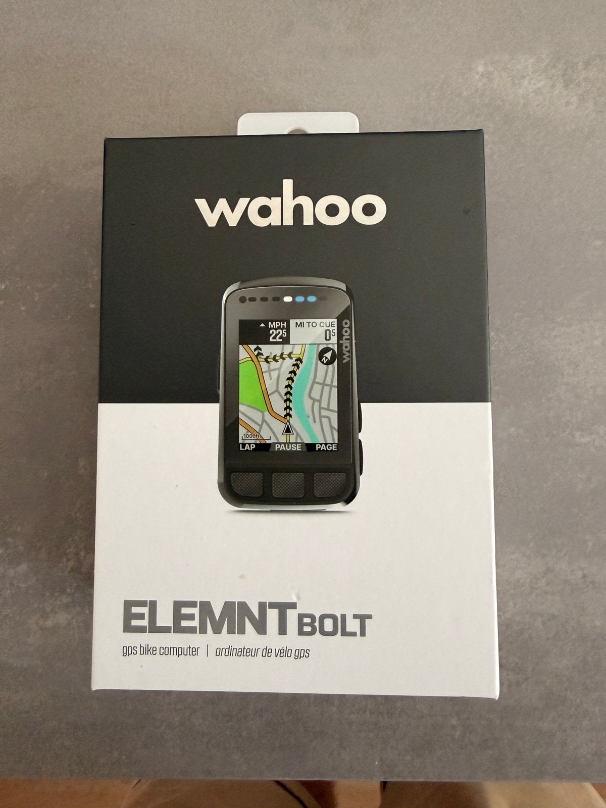Wahoo ELEMNT BOLT V2, Fietsen en Brommers, Fietsaccessoires | Fietscomputers, Ophalen, Zo goed als nieuw
