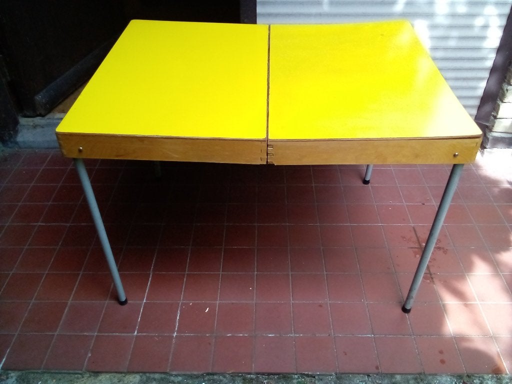 vintage koffertafel, Ophalen, Minder dan 55 cm, Gebruikt, 60 cm of meer