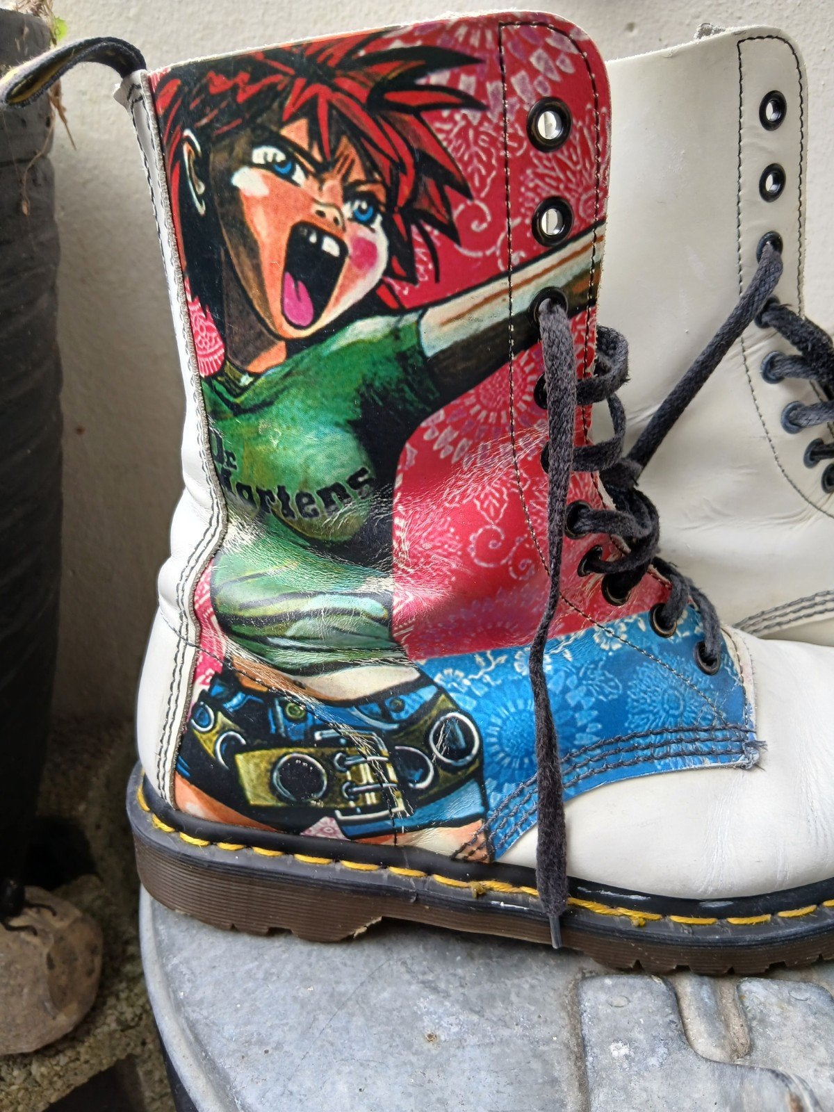 Zeldzame vintage DR MARTENS 1490 maat 39 Tank Girl jaren '90, Ophalen of Verzenden