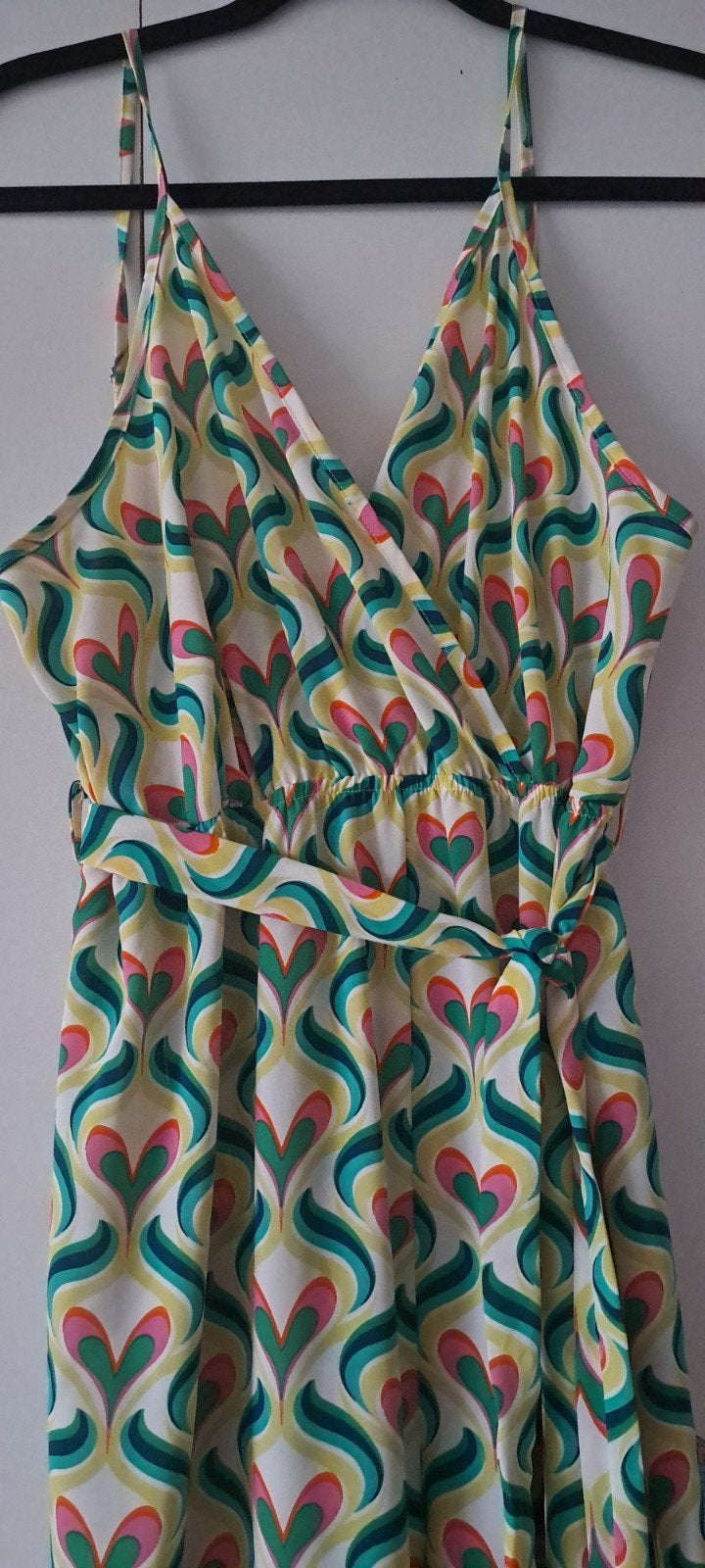 Zomer jumpsuit met mooie hartjesprint, maat 44, 46 xl, xxl, Overige kleuren, Verzenden, Maat 46/48 (XL) of groter, Onbekend