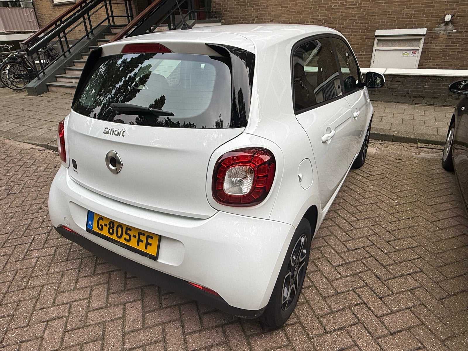 Smart ForFour Electric Drive 82pk Aut. 2019 Wit, Auto's, Automaat, Achterwielaandrijving, ForFour, 4 stoelen