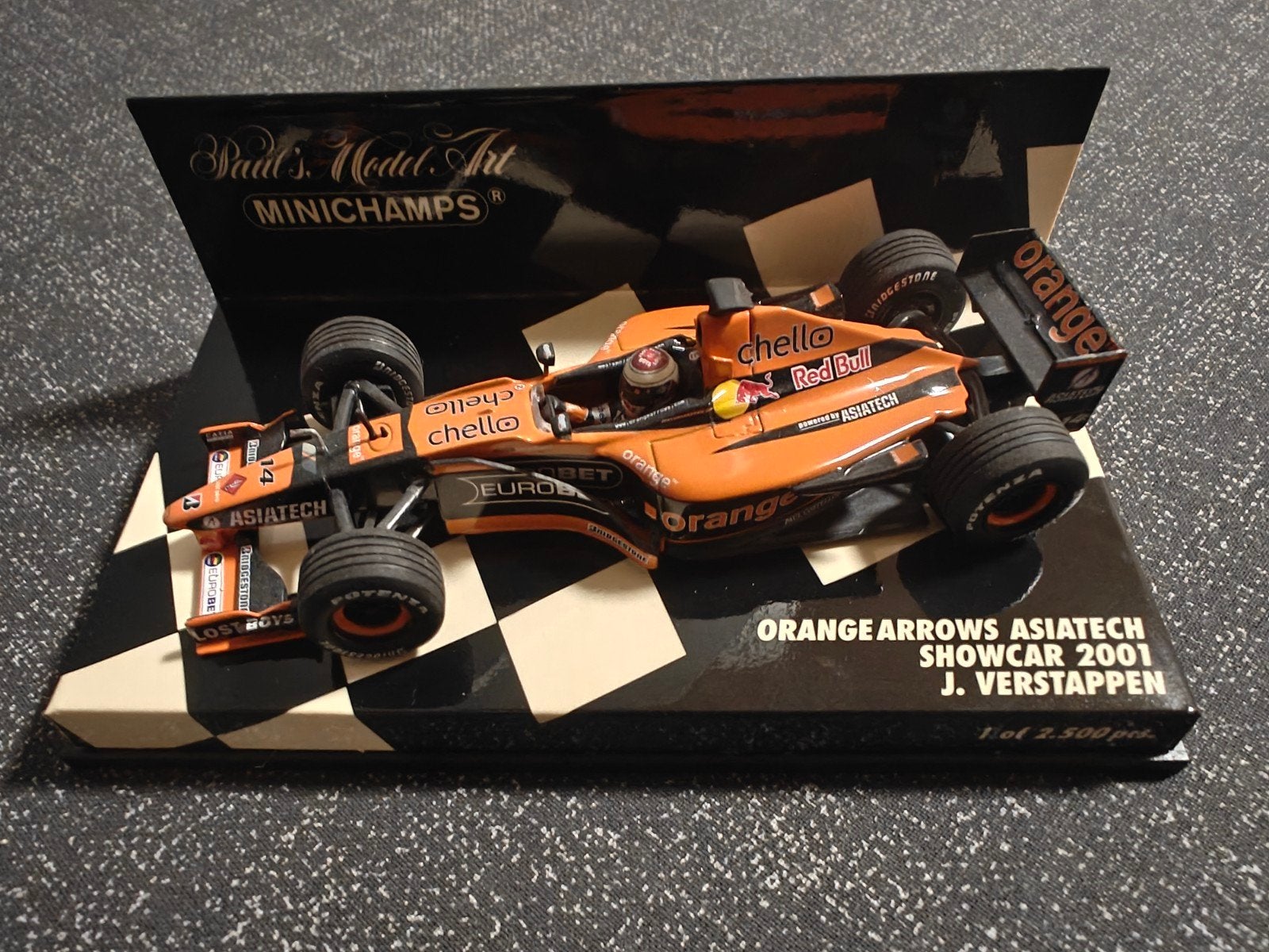 Orange Arrows Asiatech Showcar 2001 Jos Verstappen, Ophalen of Verzenden, Zo goed als nieuw, Overige typen