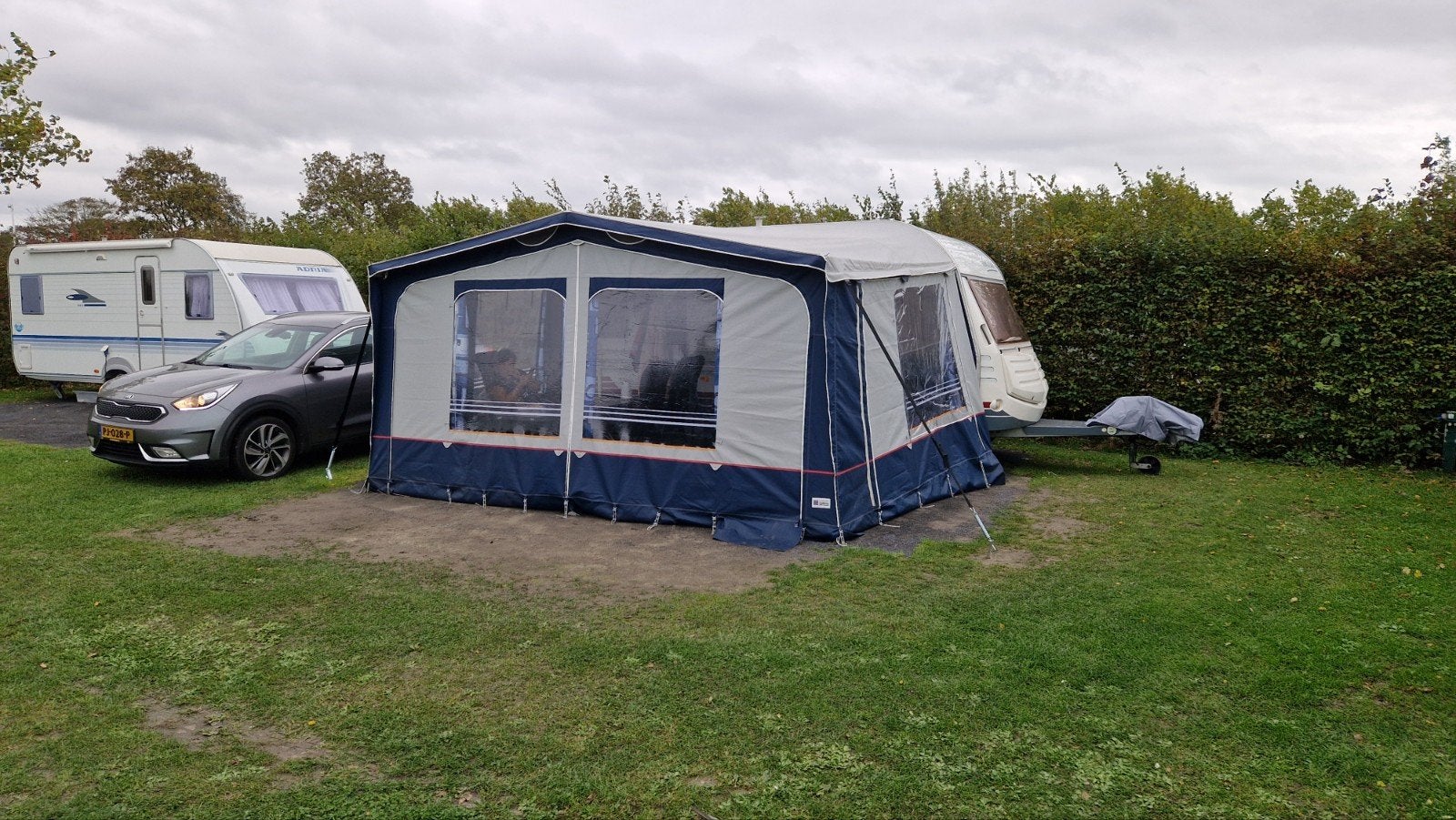 Hypercamp voortent 2.70 diep, omloopmaat 11, Ophalen, Gebruikt, PVC, Overige merken