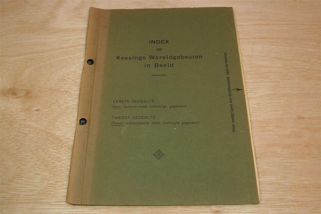 Index Keesings Wereldgebeuren 1935 — 2e Jaargang, Ophalen of Verzenden, Gelezen, Europa