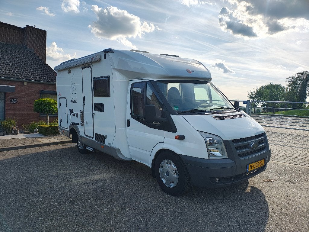 Bürstner Nexxo T620 nw. motor 2x airco bwj.2008, Caravans en Kamperen, Campers, Luifel, Ringverwarming, Gaslek-detector, Ford