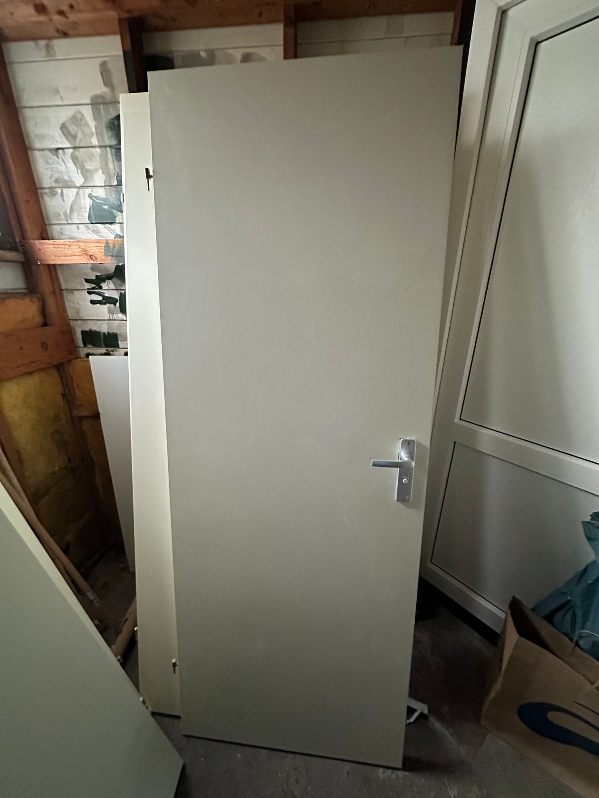 Svedex opdekdeuren wit diverse maten GRATIS AFHALEN, Ophalen, Gebruikt, Binnendeur, 200 tot 215 cm
