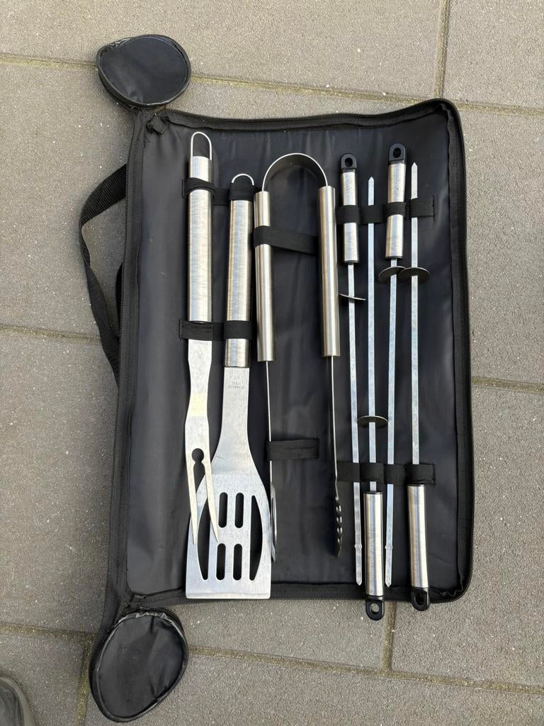 BBQ toebehoren. Complete set, nooit gebruikt, Ophalen, Zo goed als nieuw