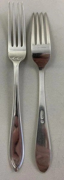 Keltum P2 6x verzilverde tafelvork menuvork set, Coolsingel 104, 3011 AG Rotterdam, Netherlands, Verzenden, Keltum, Bestekset