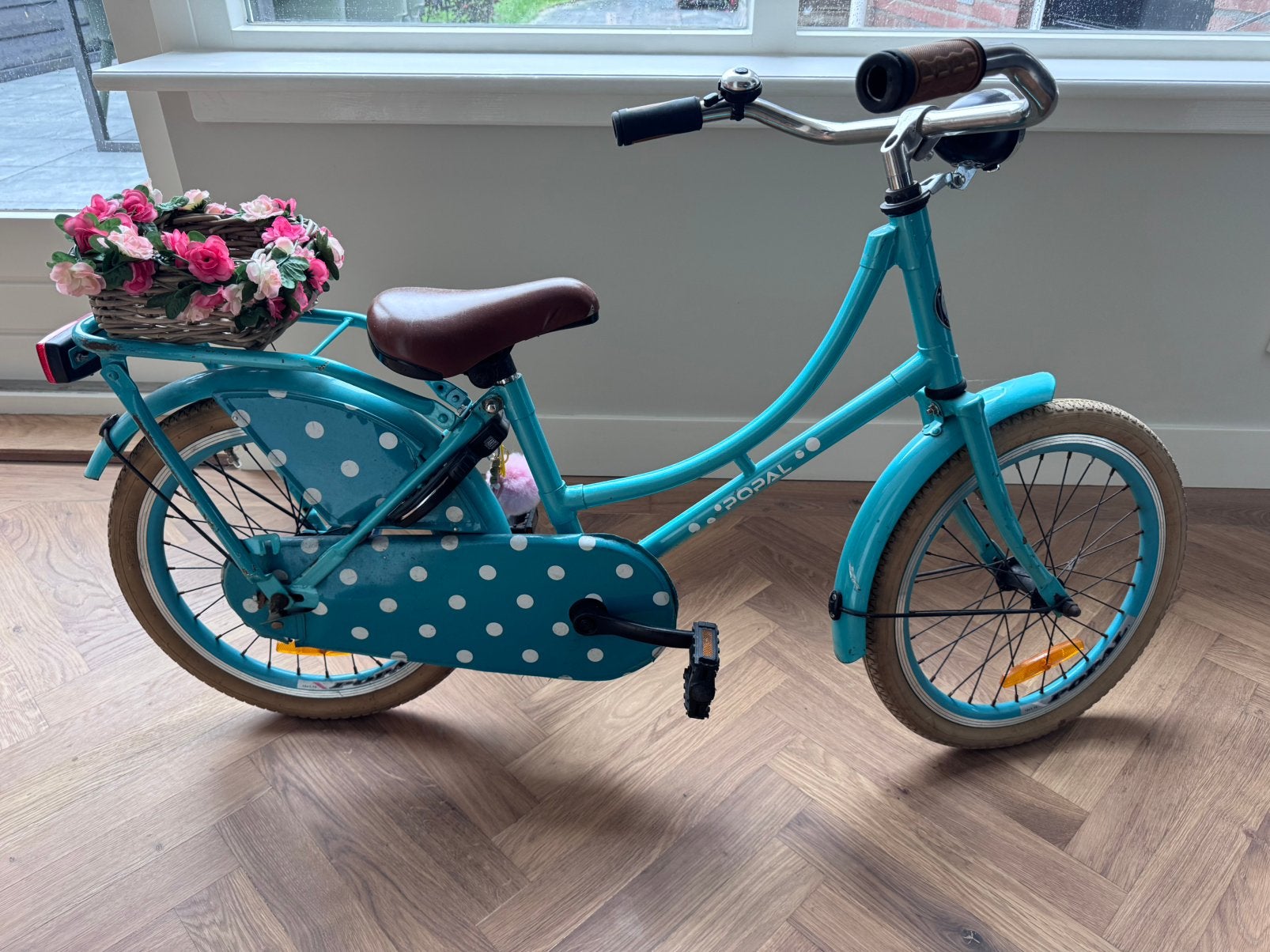 Popal kinderfiets 18 inch, Ophalen, Terugtraprem, Popal, 16 tot 20 inch