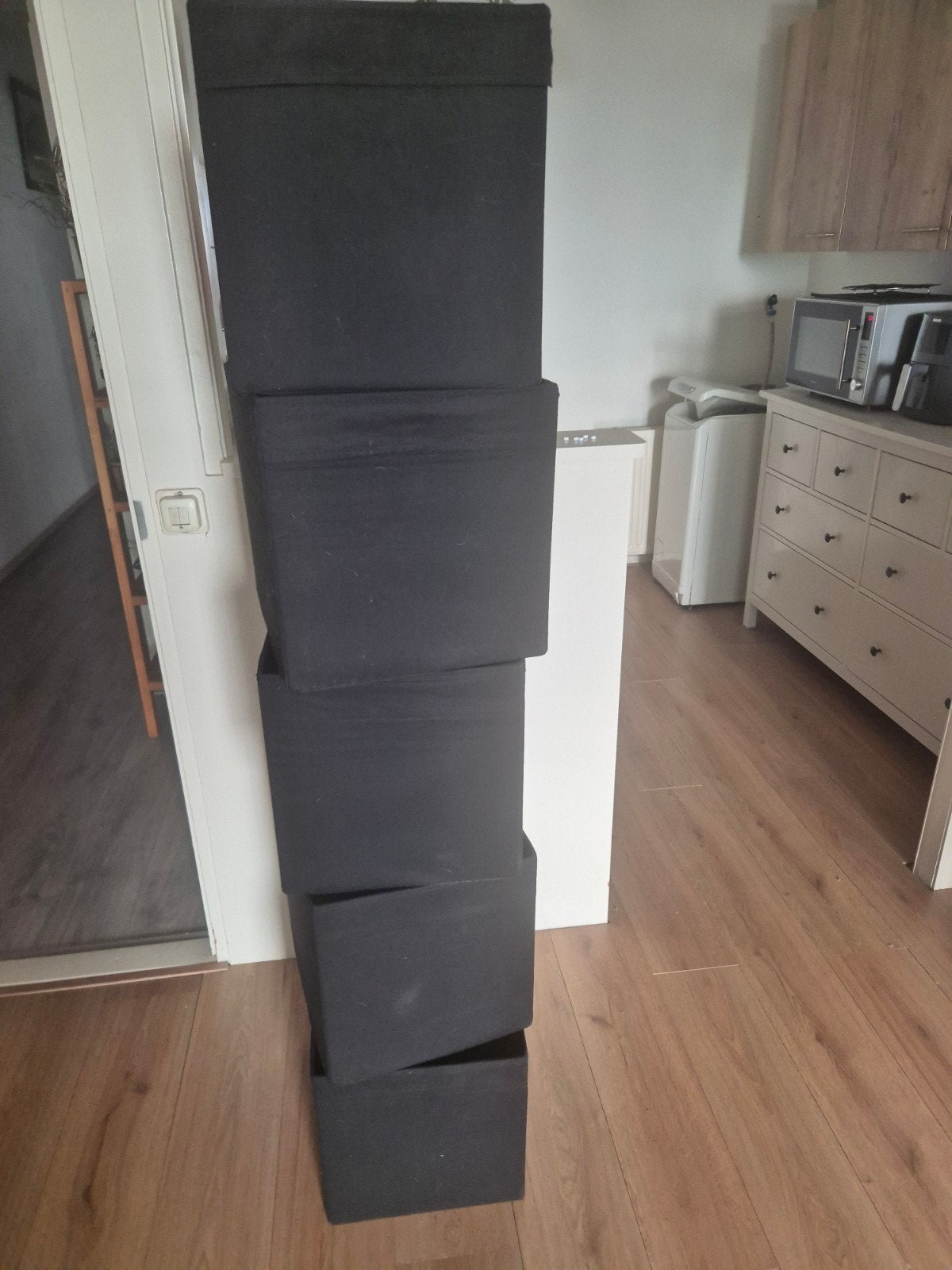5 x zwarte ikea drona bakken, Ophalen of Verzenden, Minder dan 50 cm, Minder dan 40 cm, Minder dan 35 cm