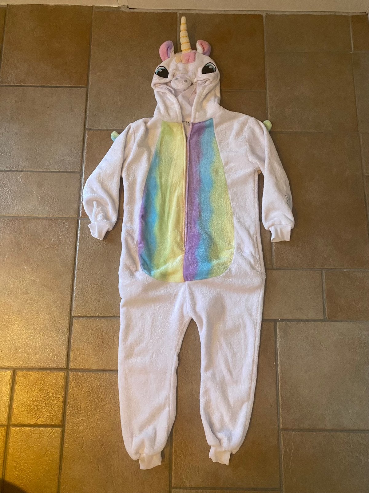 Eenhoorn onesie huispak maat 140-146, Ophalen of Verzenden, Gebruikt, 134 t/m 140, Meisje