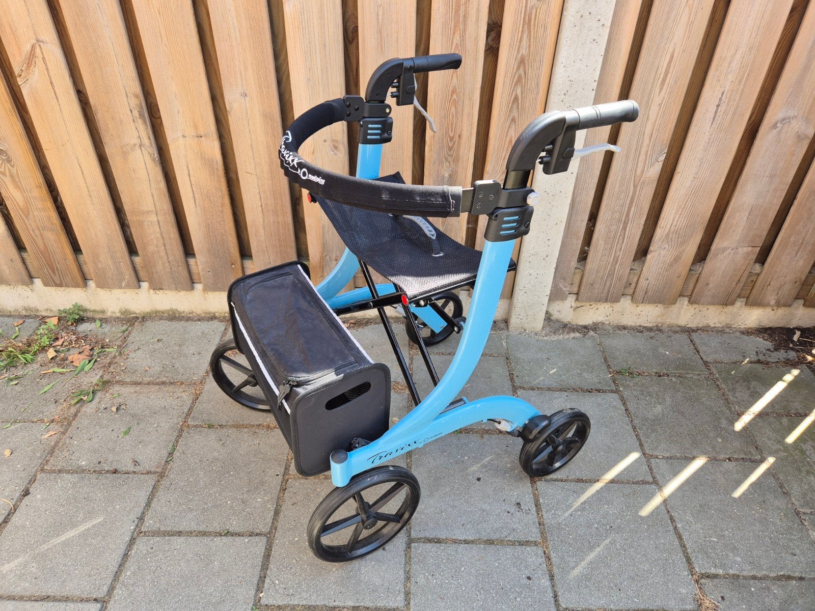 travix rollator medipoint maat M blauw, Diversen, Ophalen, Opvouwbaar, Gebruikt