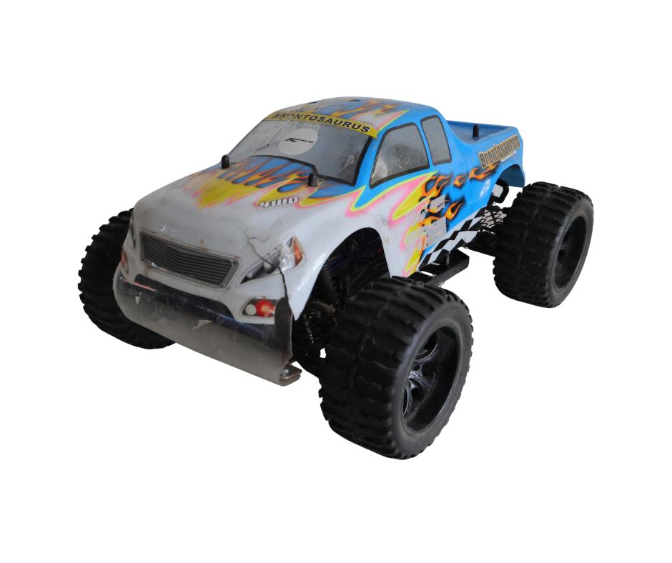 Himoto Brontosaurus 1/10 rc auto, Hobby en Vrije tijd, Modelbouw | Radiografisch | Auto's, Elektro, Gebruikt, Auto offroad, Ophalen of Verzenden