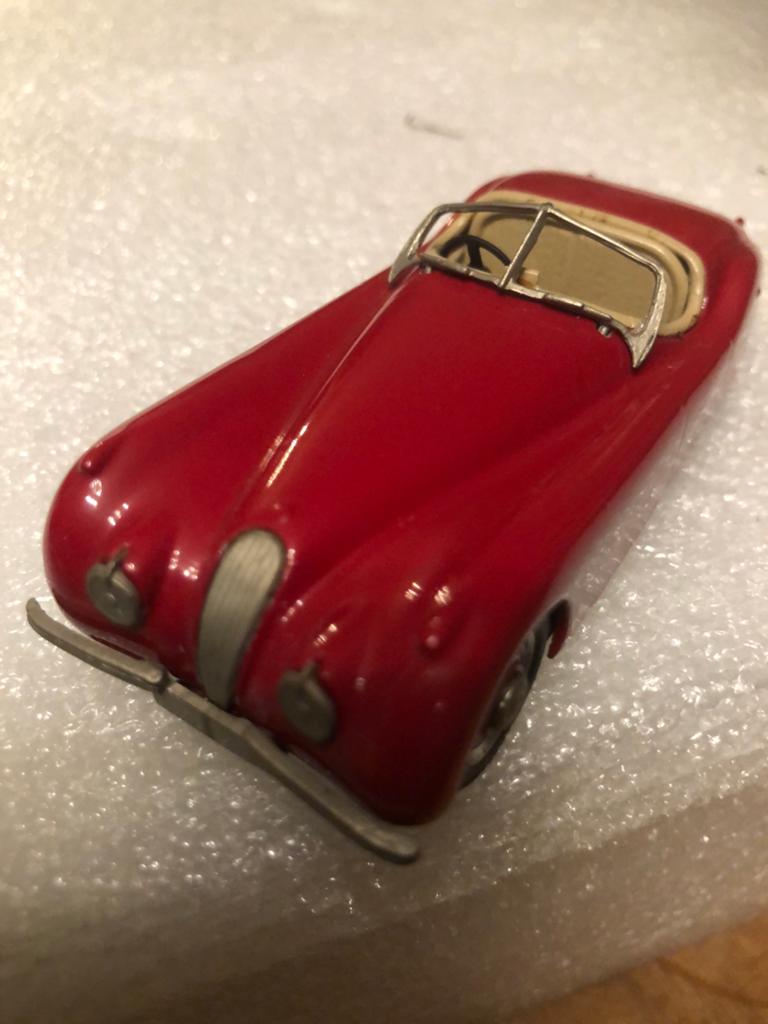 JAGUAR XK 140 van WESTERNMODELS. ROOD, Ophalen of Verzenden, Zo goed als nieuw, Auto