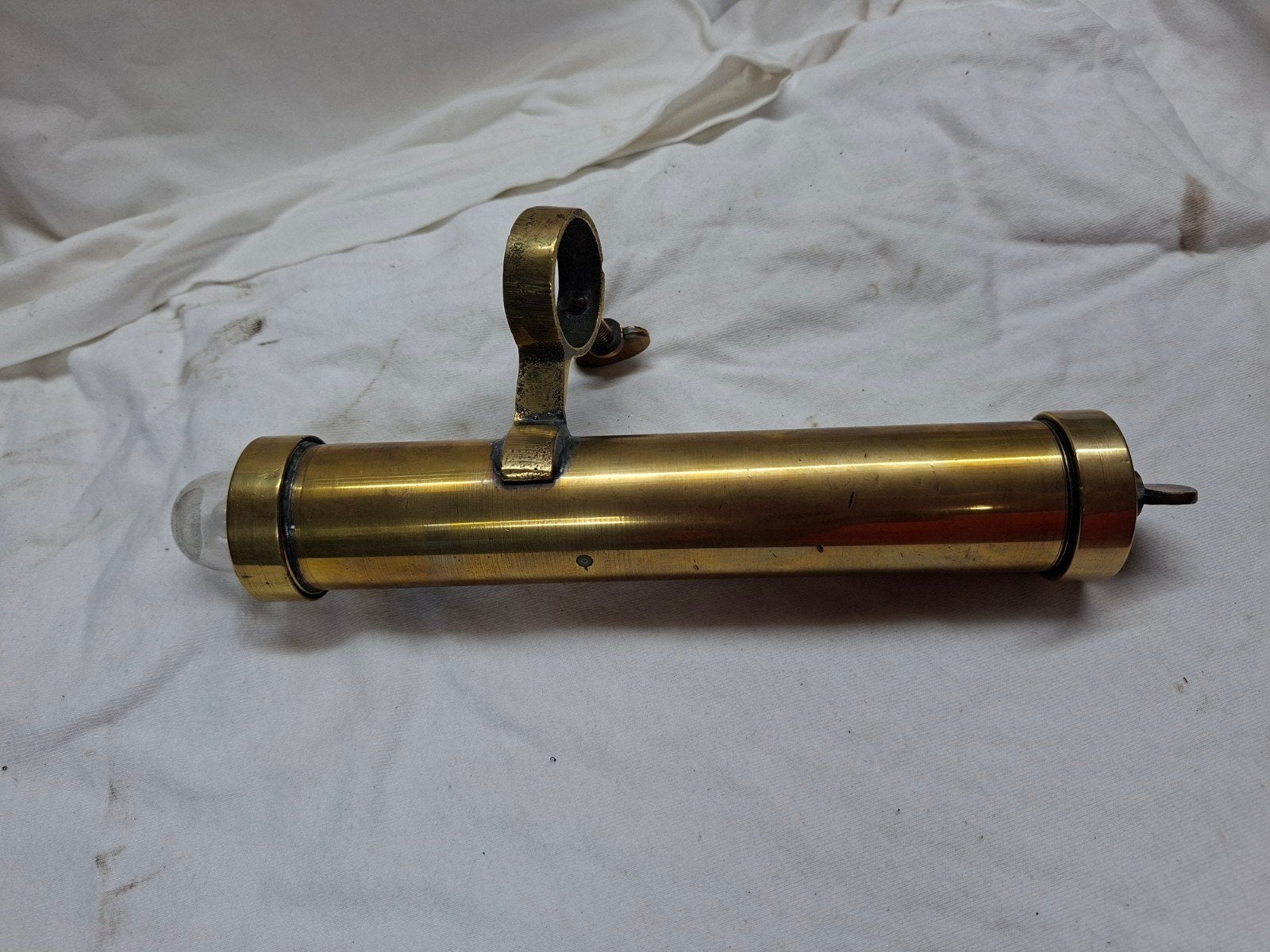 antieke lamp, Ophalen