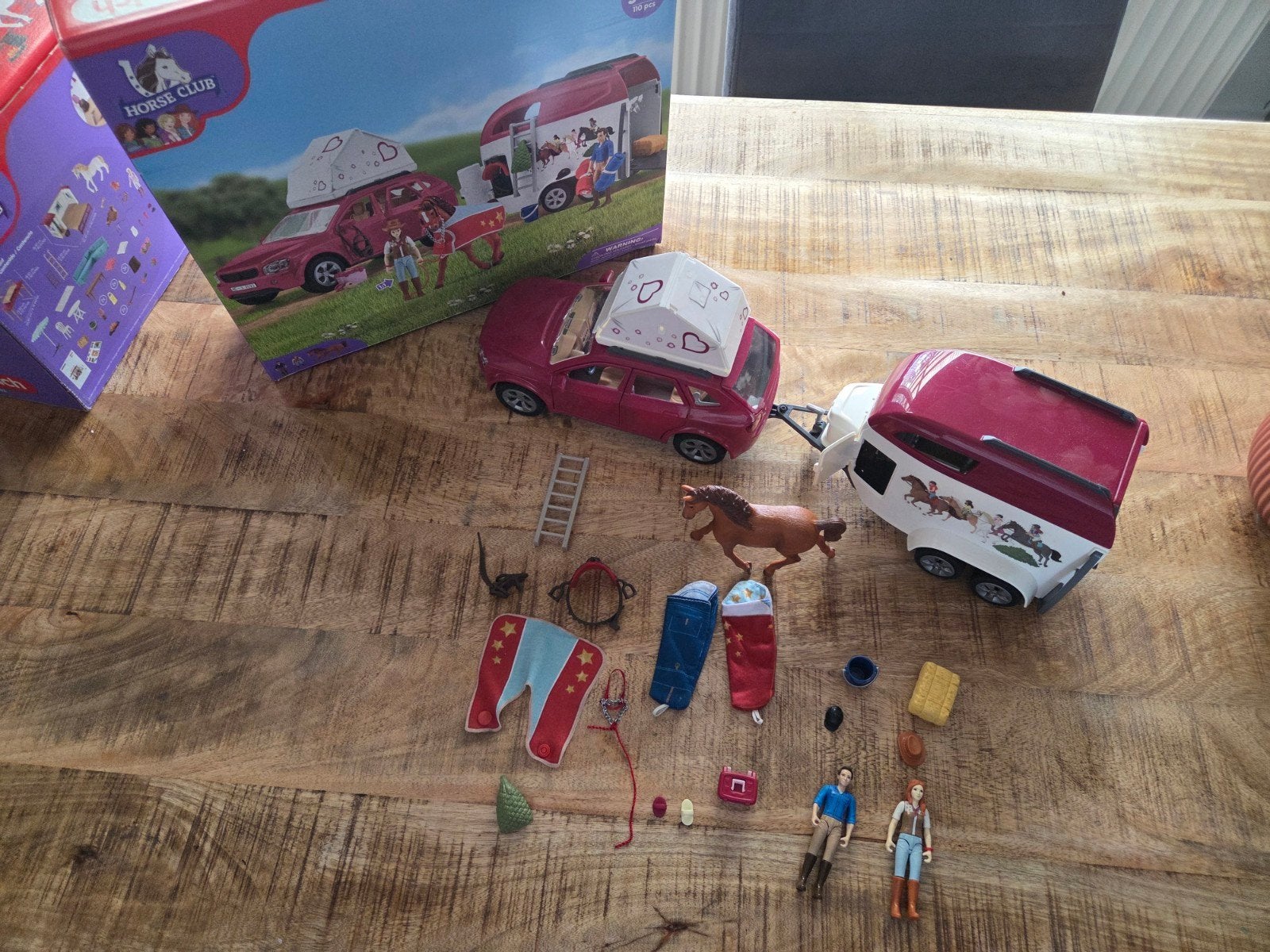 Schleich auto met trailer., Ophalen, Jongen of Meisje