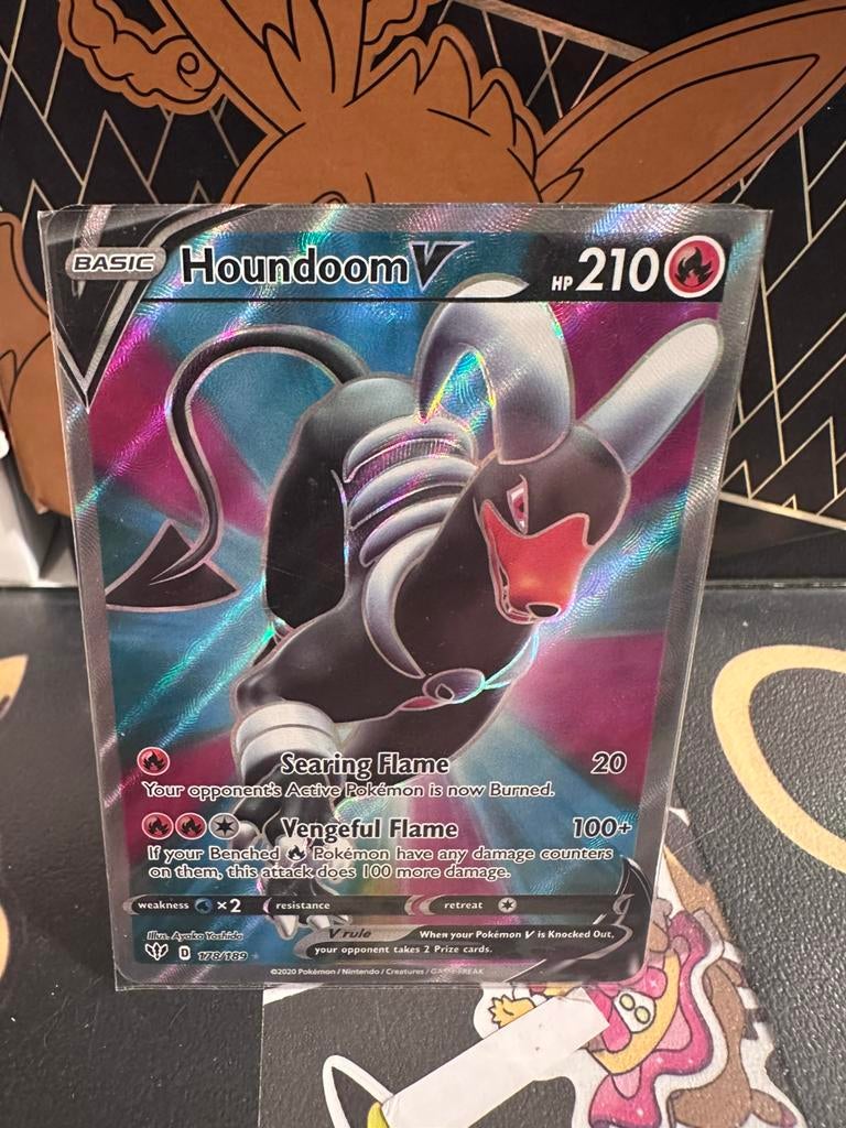 Houndoom V (DAA 178), Ophalen of Verzenden, Nieuw, Losse kaart, Foil
