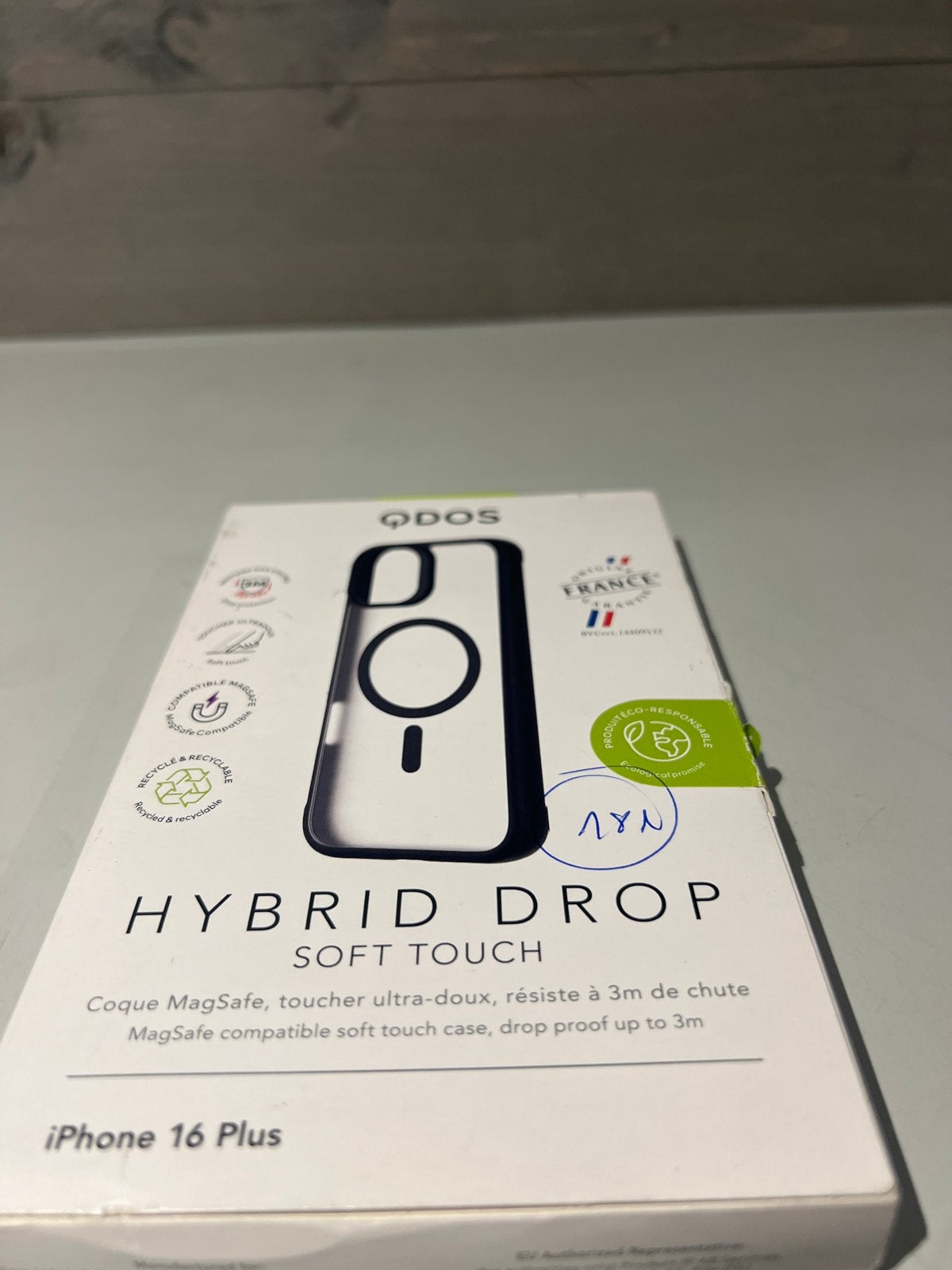 QDOS Hybrid Drop Soft Touch hoesje iPhone 16 Plus, Telecommunicatie, Mobiele telefoons | Toebehoren en Onderdelen, N, N, Nieuw
